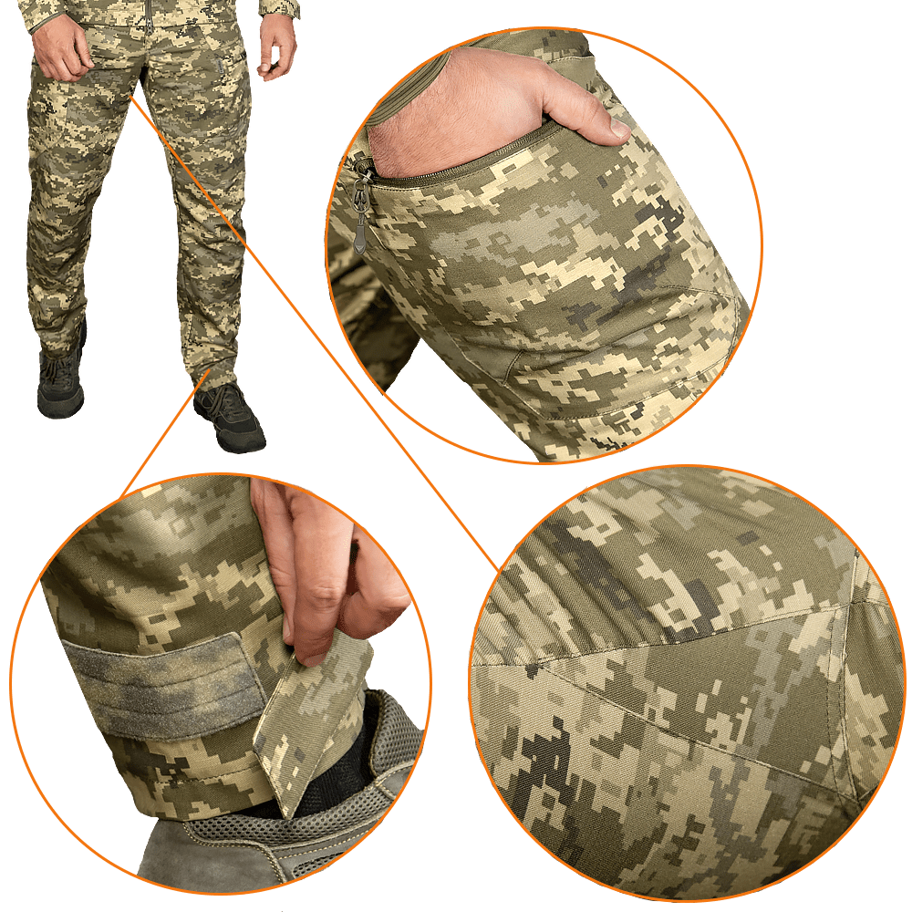 Костюм Camotec Stalker 3.0 Twill піксель Фото 4